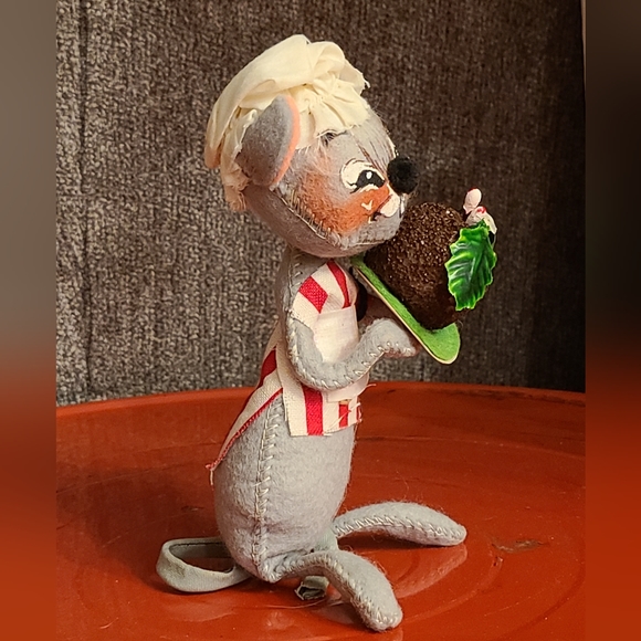 Vintage Annalee 7" Mouse Chocolate Chef Mobilitee Doll - Picture 4 of 5